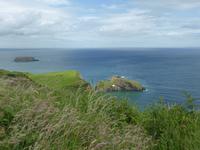 Causeway Küste - Blick zur Carrik a Reede Bridge