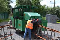 Lokomotive der Lartigue Monorail