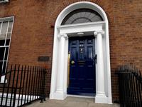 typische  Dubliner Haustür-