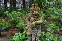 Statue im Garten des Glenveagh Castle