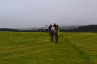 Auf dem Weg zum Mussenden Temple