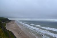 Blick vom Mussenden Temple zum Strand