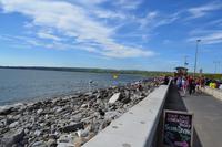 Stopp am Strand von Lahinch (bei Flut)