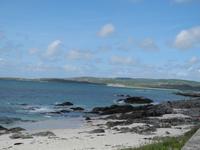 und plötzlich ein weißer Strand aus zerriebenen Muscheln