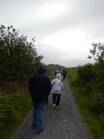 Auf dem Weg zum Cahergall Stone Fort