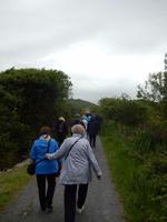 Auf dem Weg zum Cahergall Stone Fort