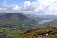 Wanderung im Connemara National Park - Blick auf die Kylemore Abbey