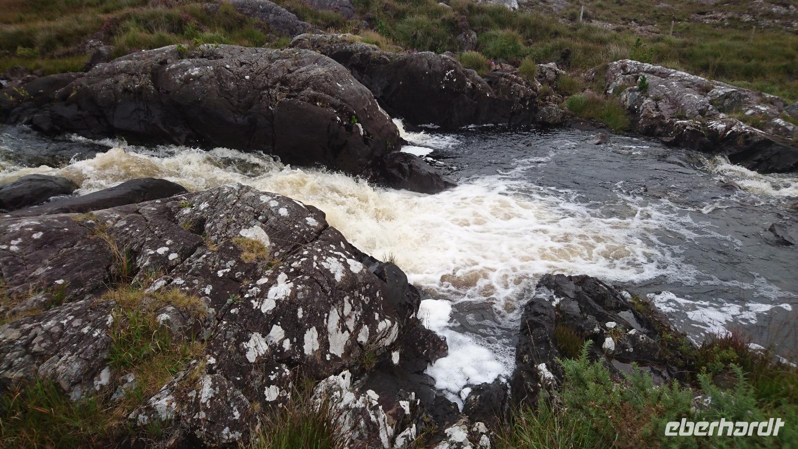 Wasserstrudel in Connemara