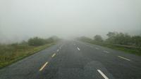 Nebel auf der Fahrt nach Waterford