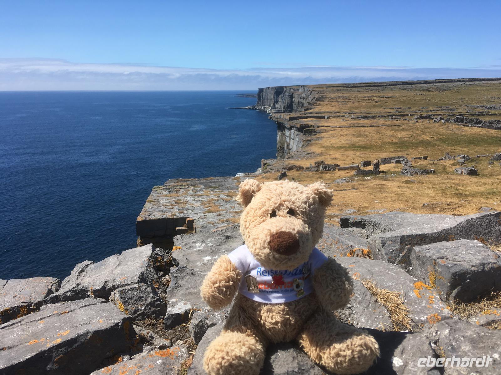 Wanderung auf den Aran Islands - Klippen beim Dun Aengus