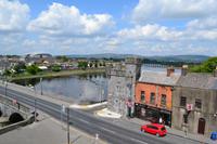 Limerick - Blick vom King John's Castle auf den Shannon