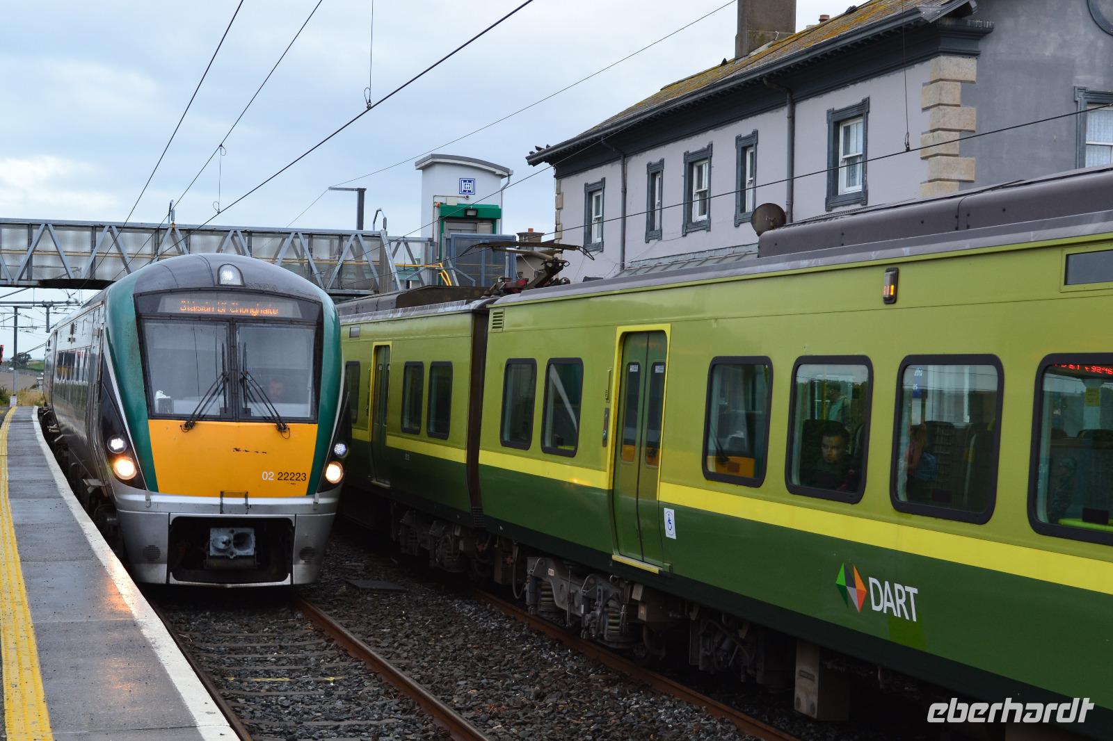 Zugfahrt von Greystones nach Dublin