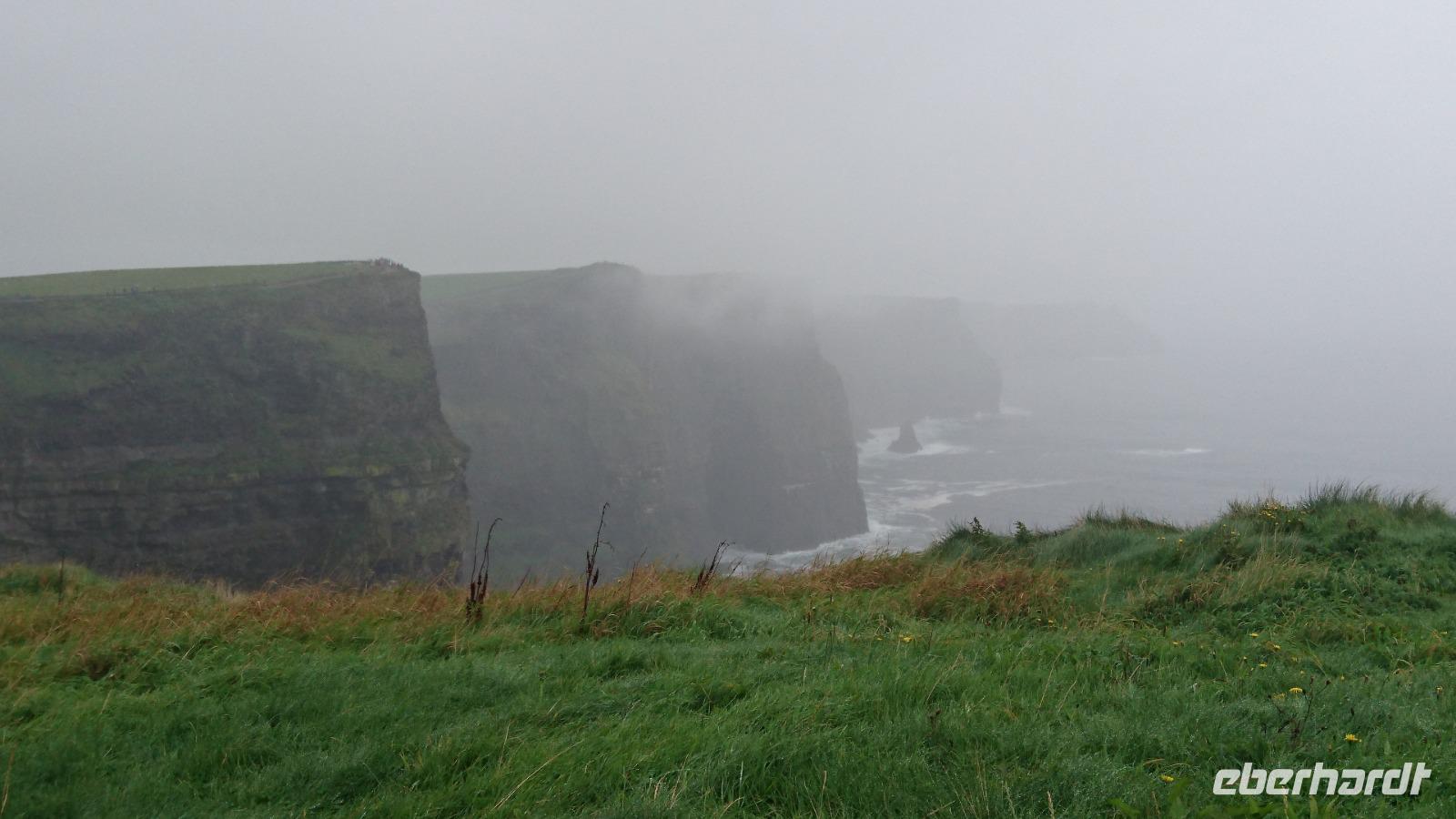 Cliffs of Moher im Regennebel