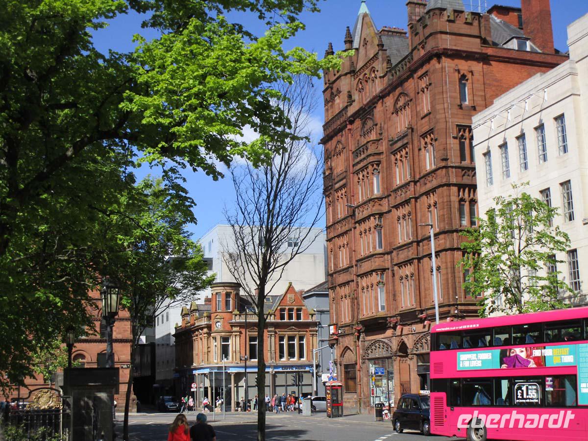 Straßenszene in Belfast