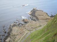 Der Giants Causeway von oben