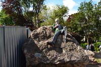 Spaziergang durch Dublin - Oscar-Wilde-Statue