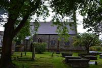 Spaziergang auf der Stadtmauer von Derry - St Augustine's Church
