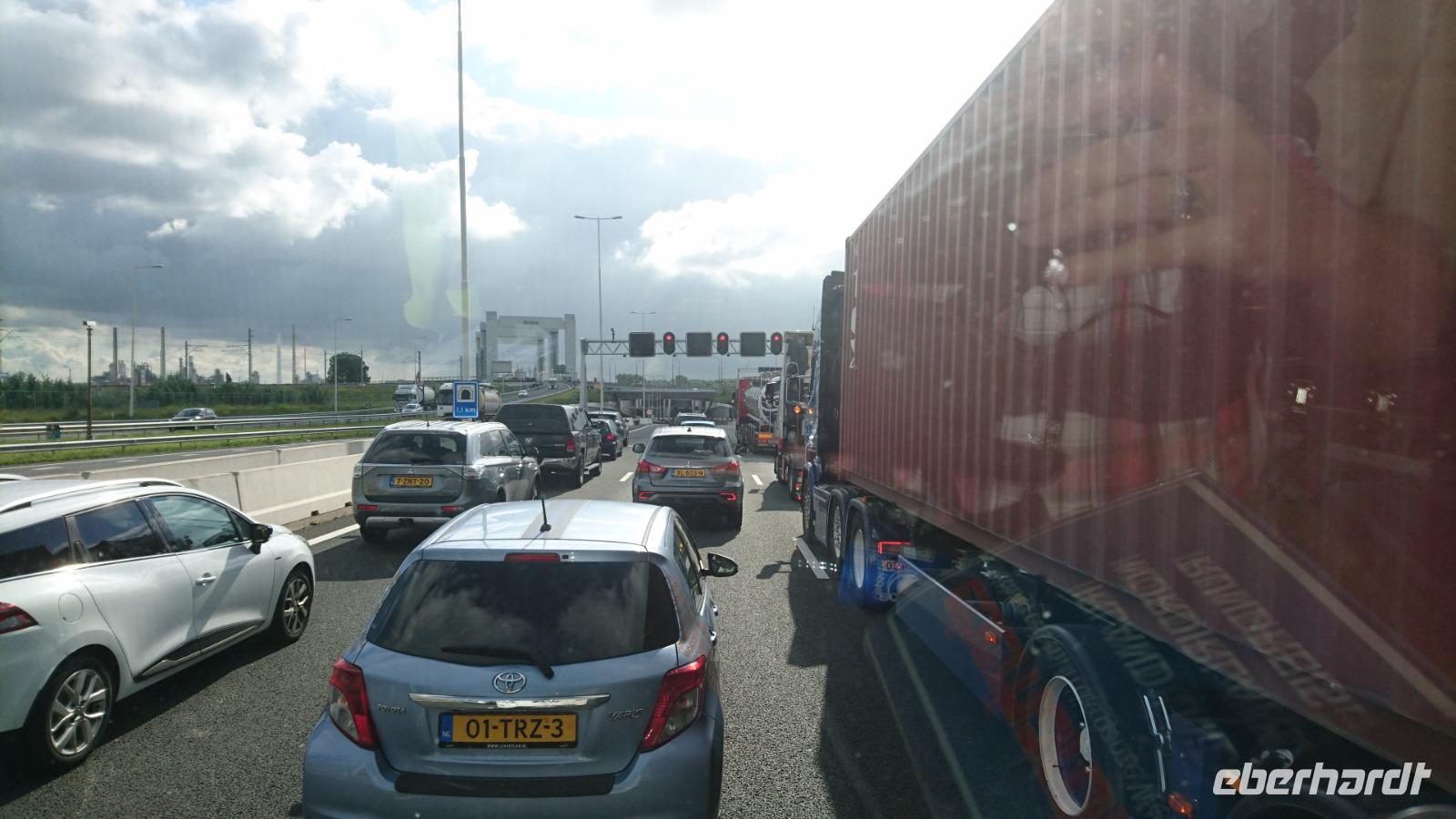 Etwas Stau, aber gute Heimfahrt