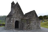Wanderung in Glendalough - St Kevin's Kitchen