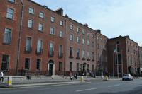 Ankunft in Dublin - Georgianische Häuser