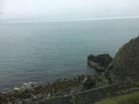 Fahrt mit dem DART-Zug von Greystones nach Dublin