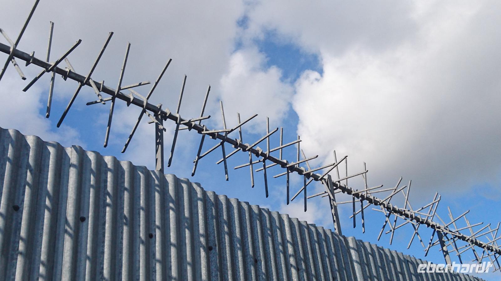 Regt zum Nachdenken an - Mauer in Belfast