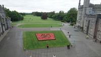 Blick in den Innenhof von Kilkenny Castle