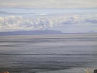  Blick von Irland auf die Mull of Kintyre in Schottland