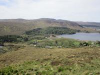Blick auf Moneymore am Lough Nacung
