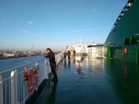 Abschied von Irland im Hafen von Dublin