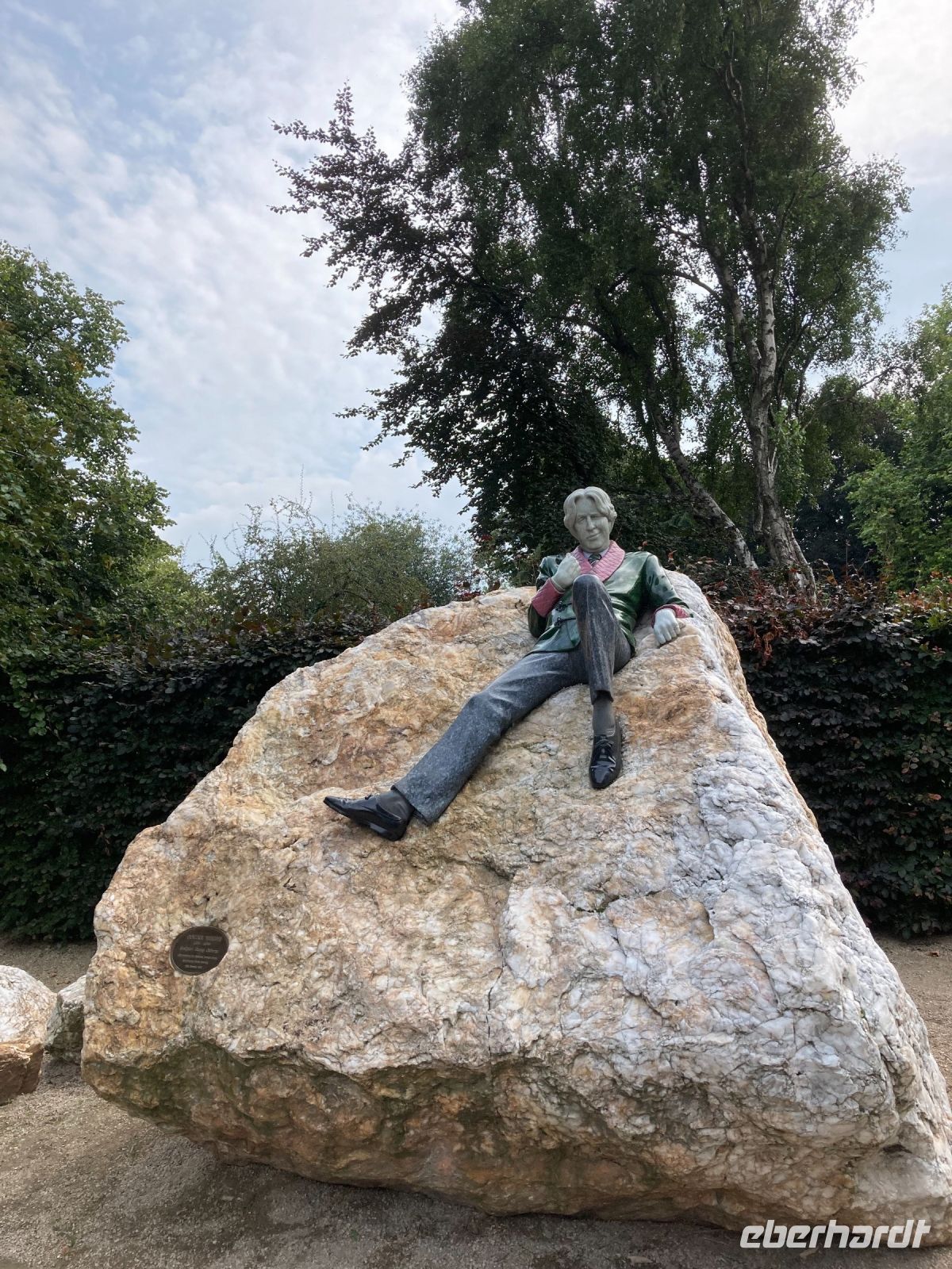 1. Tag – Spaziergang durch Dublin – Statue von Oskar Wilde