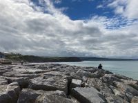 9. Tag – Mittagspause an der Uferpromenade von Lahinch