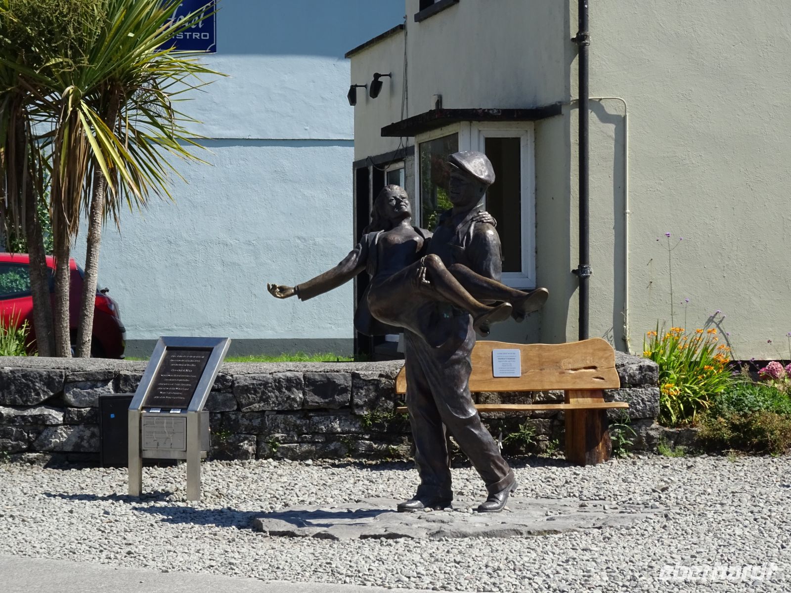 die Filmhelden John Wayne und Maureen O`Hara