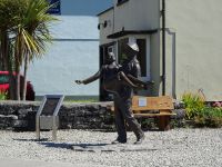 die Filmhelden John Wayne und Maureen O`Hara