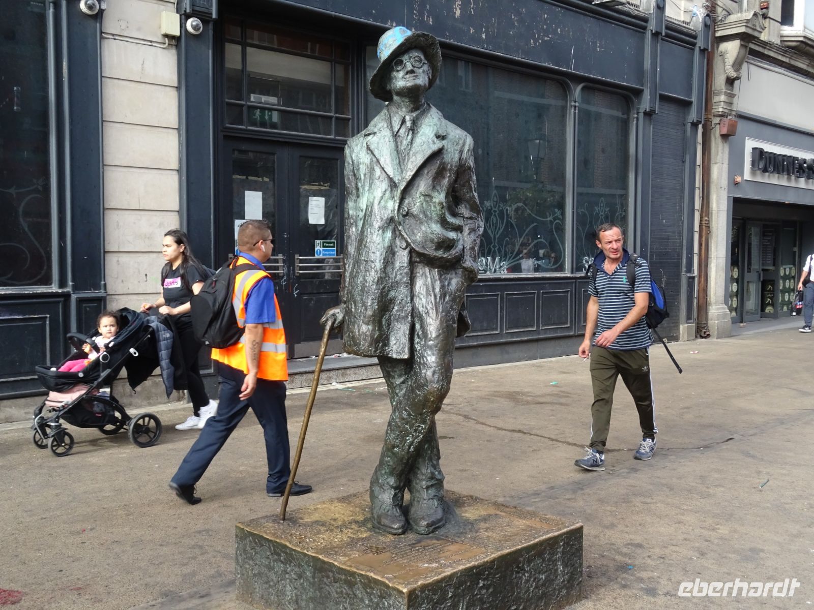 Mr. Bloom auf seinem Spaziergang