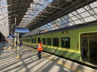 12. Tag – Fahrt mit dem Zug von Greystones nach Dublin entlang der Küste