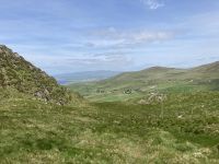 10. Reisetag – Ring of Kerry – Blick vom Coomakista Pass in Richtung Waterville