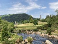 12. Reisetag – Ein Tag in den Wicklow Mountains – Wanderung in Glendalough – St Kevin’s Kitchen & Rundturm