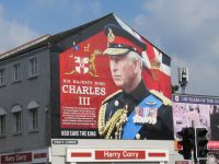 Charles III. - im potestantischen Viertel von Belfast