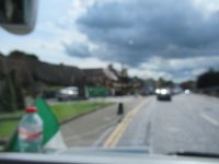   ein plötzlicher Regenguß