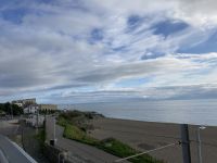 13. Reisetag – Rückkehr nach Dublin – Zugfahrt von Greystones nach Dublin – Strand bei Greystones