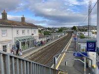 13. Reisetag – Rückkehr nach Dublin – Zugfahrt von Greystones nach Dublin – Bahnhof von Greystones