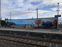 13. Reisetag – Rückkehr nach Dublin – Zugfahrt von Greystones nach Dublin – Bahnhof von Greystones