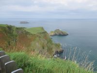  Blick zur Seilbrücke