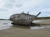 am Strand von  Bunbeg