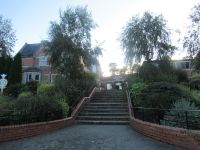  Aufgang zum Hotel in New Ross 