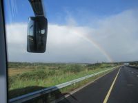  ein Regenbogen, der sich später sogar noch verdoppelte
