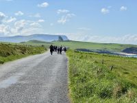 5. Reisetag – Wanderung auf der Halbinsel Mullaghmore – Classiebawn Castle vor dem Ben Bulben