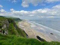 4. Reisetag – Ausflug nach Nordirland – Downhill Demesne – Aussicht auf den Strand von Downhill
