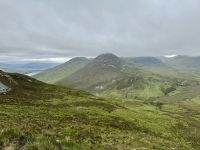 7. Reisetag – Wanderung im Connemara-Nationalpark – Aussicht vom Diamond Hill auf Twelve Bens